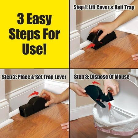 d-CON Reusable Covered Mouse Snap Trap, 1 Trap
