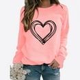 thumbnail image 2 of Vetsdori Valentine Shirts for Women Pullover Tops Winter Valentine's Days Gifts for Girlfriend, Crew Neck Womens Sweatshirts Casual, 2 of 4