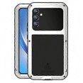 thumbnail image 1 of LOVE MEI Galaxy A34 5G Case Rugged Shockproof with Built-in Screen Protector Silicone Metal Hybrid Cover, 1 of 5