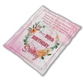 thumbnail image 4 of Customizaholic Custom Name Blanket, Birthday Blanket, 90th Birthday Blanket, Happy Birthday Blanket, Birthday Gift For Mom, 90th Birthday Gifts For Women, 4 of 8