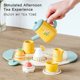 thumbnail image 3 of Juego De Tazas De Té Con Tetera De Madera, Juego De Fiesta De Té De Madera Seguro, Accesorios Simulados Con Tetera, Taza De Té, Postre Para Niños Pequeños, 3 of 7