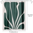 thumbnail image 5 of Americanflat 71" x 74" Shower Curtain, Abstract Seaweed by ArtPrink, 5 of 6