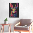 thumbnail image 6 of 16x24 inch Children'S Room Decorative Painting Colorful Rabbit,Home Room Decor Children'S Room Accessory,Indoor Bedroom,Living Room,Study Wall Art Decor Posters & Prints,Gift For Rabbit Lover, 6 of 6