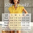 thumbnail image 2 of Morttic Women's Casual V-Neck Short Sleeve Top & Drawstring Shorts 2 Piece Set – Solid Color Summer Lounge & Vacation Outfit Yellow，S, 2 of 2