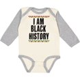 thumbnail image 3 of Inktastic I am Black History Month Boys or Girls Long Sleeve Baby Bodysuit, 3 of 5