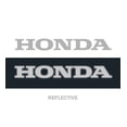 thumbnail image 3 of IPG Compatible with Honda Logo Letter 6" Vinyl Decal Sticker (2 Units) Carbon Fiber Cover Wrap Skin Do it Yourself Stickers Set Personalize Your Vehicle (Reflective Series White), 3 of 6