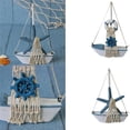 thumbnail image 4 of Helmsman Starfish Lifebuoy Timón Veleros Decoraciones Resina Artesanías para el hogar Oficina Adornos de escritorio Inevent WJ1768-01, 4 of 6