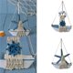 thumbnail image 4 of Helmsman Starfish Lifebuoy Timón Veleros Decoraciones Resina Artesanías para el hogar Oficina Adornos de escritorio Advancent WJ1768-01, 4 of 6