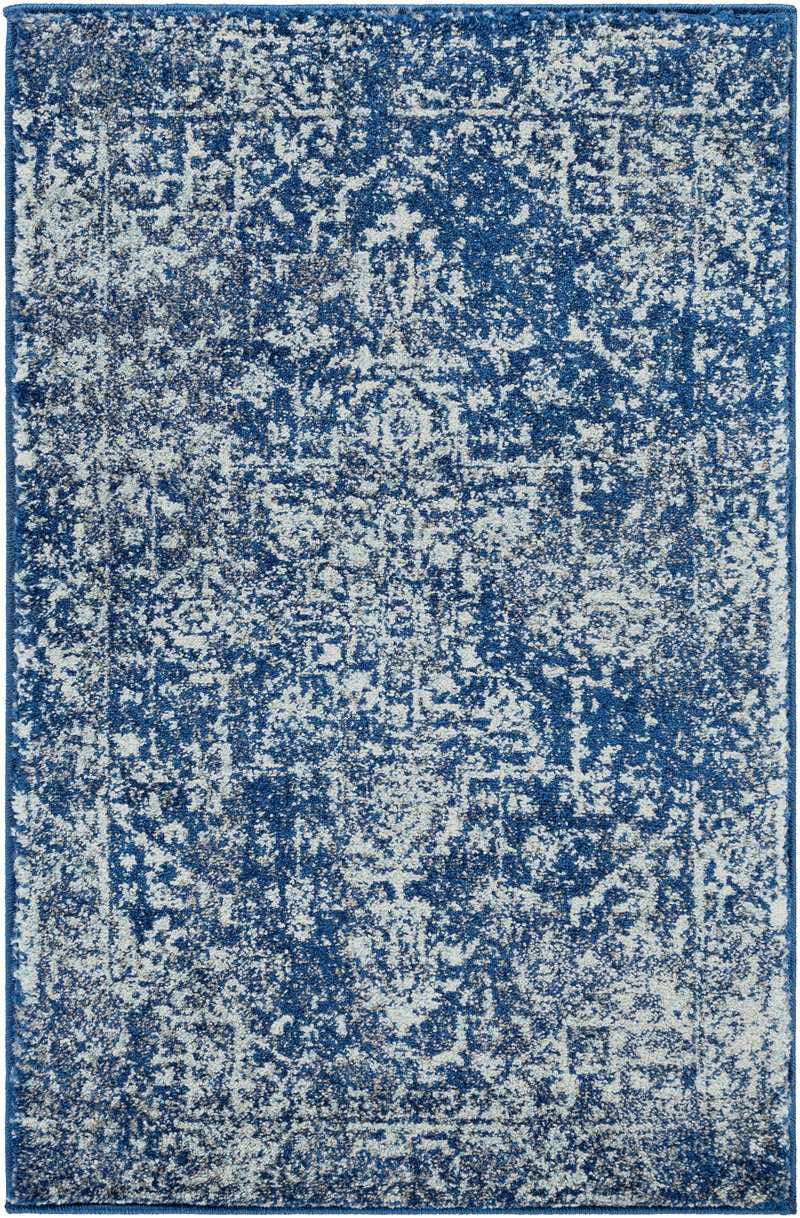 Mark&Day Area Rugs, 7x9 Amelia Traditional Dark Blue Area Rug (6'7" x 9