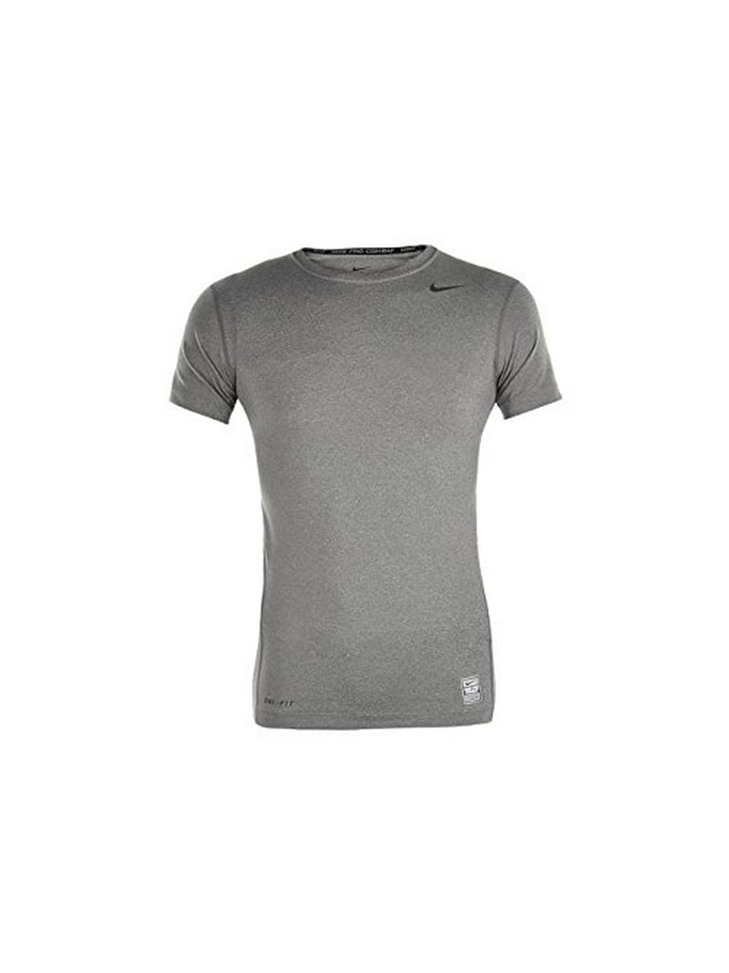 Men's Pro Combat Core Short T-Shirt-Carbon Heather-2XL Walmart.com