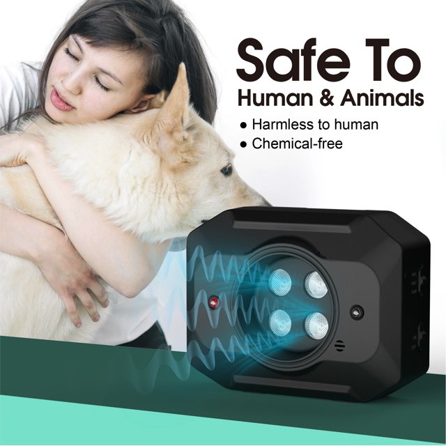 JDMEOPD Anti Barking Device, Dog Barking Control Device with 3 Modes, Ultrasonic Dog Barking Deterrent Devices Indoor & Outdoor, Safe & Humane Dog Silencer, Bark Box Stop Neighbors Dog from Barking