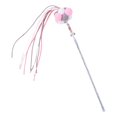 thumbnail image 4 of Fairy Cat Teaser Colorful Long Rod Beaded Pet Toy para gatos de interior Regalos divertidos , Rosa gris Sunnimix Varita mágica de gato, 4 of 8