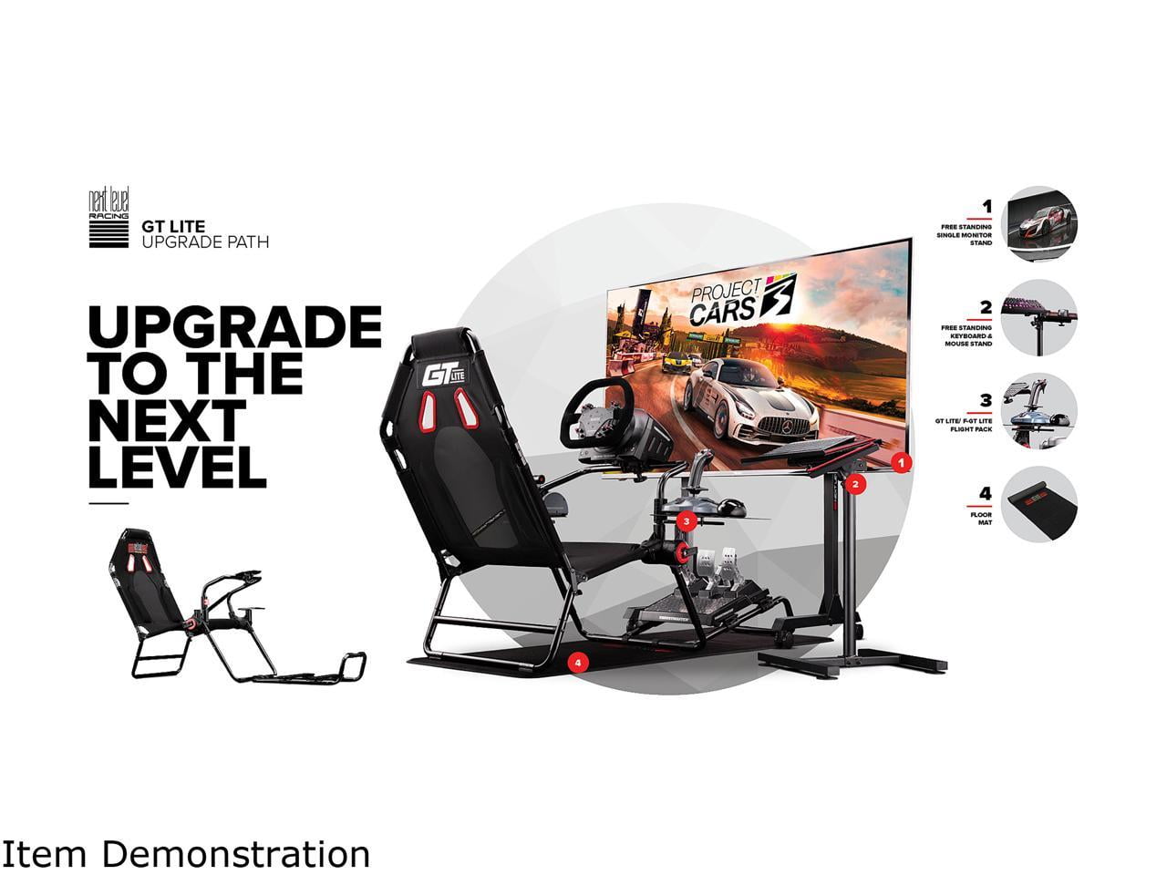 Next Level Racing NLR-S021 GTLite Foldable Simulator Cockpit 