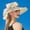 Beige, variant on Baseball Caps Outdoor Sun Hats Cowboy Women's Solid Color Big Flower Shade English Lady Elegant Temperament Sun Hat