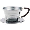 thumbnail image 1 of Gotero de café Kalita de acero inoxidable Wave, tamaño 155, plateado, 1 of 4