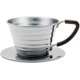 thumbnail image 1 of Gotero de café Kalita de acero inoxidable Wave, tamaño 155, plateado, 1 of 4