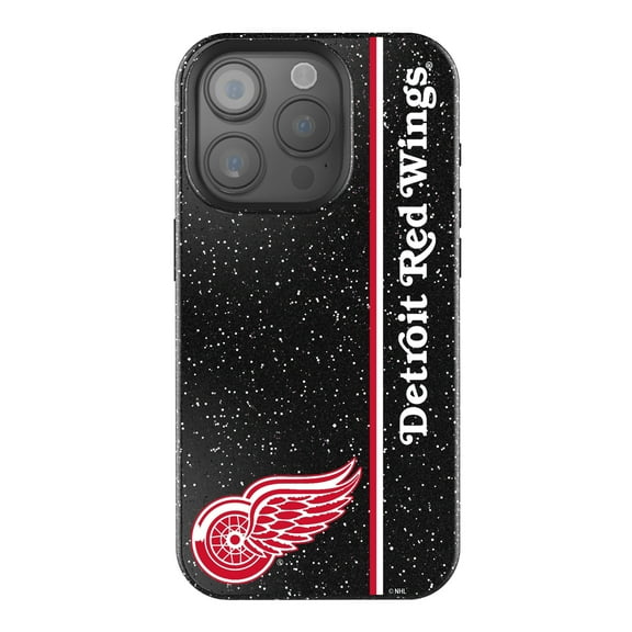 Keyscaper Black Detroit Red Wings Sidebar Bling iPhone Case