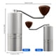 thumbnail image 2 of Abanopi Café frijol, molino de café con mano manual portátil Café - Molino de café con café inoxidable Cnc - Uso ajustable/oficina, 2 of 8