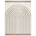 thumbnail image 2 of Hauteloom Jola Living Room, Bedroom Area Rug - Bohemian, Transitional - Plush Pile - Rose Cream, Multi Brown, Faded Driftwood - 18" Sample, 2 of 11