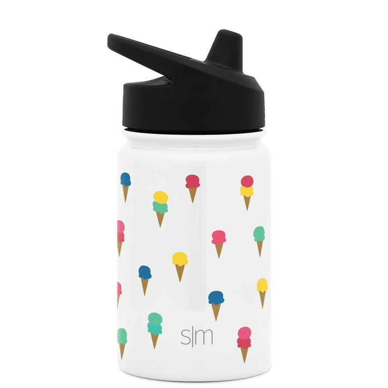 Flip Top Kids Sublimation Water Bottle Stainless Steel Kids Sippy Cup  Double-Wall Insulated Water Cup for Milk/Soda/Juice/Drinks