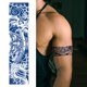 thumbnail image 4 of Etiqueta Engomada Del Tatuaje Arte Temporal Hugtrwg 4 Piezas Coloridos Impermeable Brazo Animal para Adultos, 4 of 9