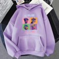 thumbnail image 1 of Sudadera con capucha Harajuku Gorillaz con estampado de dibujos animados para mujer, Jersey holgado bonito de manga larga, sudadera Harajuku, ropa básica Vintage negra, 1 of 4
