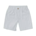 thumbnail image 2 of CHUOU Toddler Children Boys Pull On Soild Sports Jogger Workout Cargo Casual Pants Shorts, 2 of 3