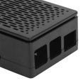 thumbnail image 1 of Protective case for Raspberry Pi 4B ABS shell Reserved all ports for HDMI USB A/V Black, 1 of 5