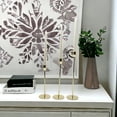 thumbnail image 4 of Luxurious Tapered Golden Candle Holders Set, 4 of 4