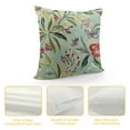 thumbnail image 4 of COMIO   Standard Size Floral Printed Butterfly Pillow Cases Soft Breathable Cooling Pillowcase Decorative Pillow Cover (Standard,  Green Flowers), 4 of 5