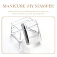 thumbnail image 2 of Minkissy 2Pcs Nail Stamping Stamper Durable Plastic Material for Manicure Nail Art, 2 of 8