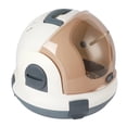 thumbnail image 4 of Cat Carry Cage Portable Breathable Pet Carrier Pet Carry Bag with Cushion Mat, 4 of 10