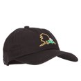 thumbnail image 5 of Alaska Forget Me Not with Map Embroidered Unstructured Washed Cap - Black OSFM, 5 of 5