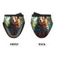thumbnail image 2 of Pofeuu Maple Meditating Bear Print Thickened Mini Silicone Oven Mitts Heat Resistant, Rubber Oven Mitt Gloves, Finger Pinch Grips, Pot Holder, Silicone Potholder, 2 of 7