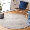 thumbnail image 2 of SAFAVIEH Vermont Windsor Solid Area Rug, Ivory/Grey, 6' x 6' Round, 2 of 8