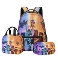 thumbnail image 1 of Minecraft Backpack Set for Students with Double Layer Pencil Case and Lunch Bag, 24 Styles, Waterproof School Supplies, 1 of 4