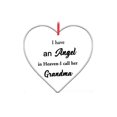 thumbnail image 1 of Heart shaped Angel In Memorial Ornament Hanging Sign Commemorative Decorations, 1 of 1