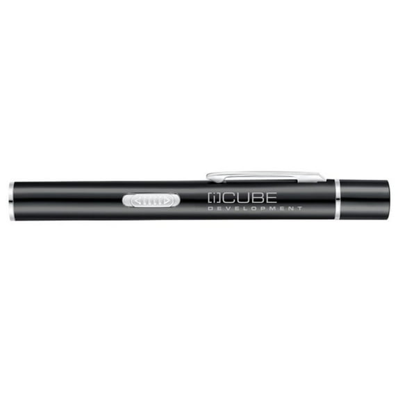 Portable Dual Light Source LED Stainless Steel Nursing Penlight Flashlight for Students Doctors