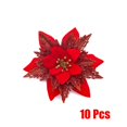thumbnail image 2 of 10Pcs Christmas Flower Artificial Dlower Wreath Christmas Tree Decoration Party, 2 of 4