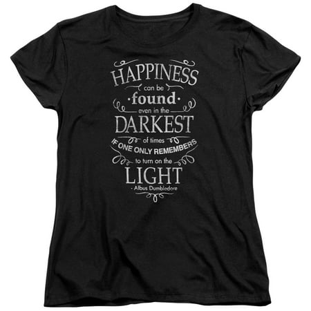 Harry Potter Happiness Womens Short Sleeve Shirt