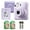Lilac Purple, variant on Fujifilm Instax Mini 12 Camera (Blossom Pink) + Case + Instax Mini Instant Film (40 Sheets) + Mini Photo Album