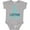 AC-Heather Grey, variant on Captain Adorable, Boat Anchor, Sailor, Sailing Boys Baby Bodysuit
