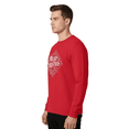 thumbnail image 3 of Gildan Men's Merry Christmas Crewneck Sweatshirt, Christmas Funny Graphic Printed Shirt, Red, M, 3 of 5