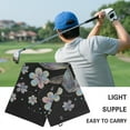 thumbnail image 5 of Yuyamidu Dragonfly Flowers Golf Towels Absorbent Golf Towel for Golf Bag, Foldable Portable Cleaning Towels for Men Women, 5 of 7