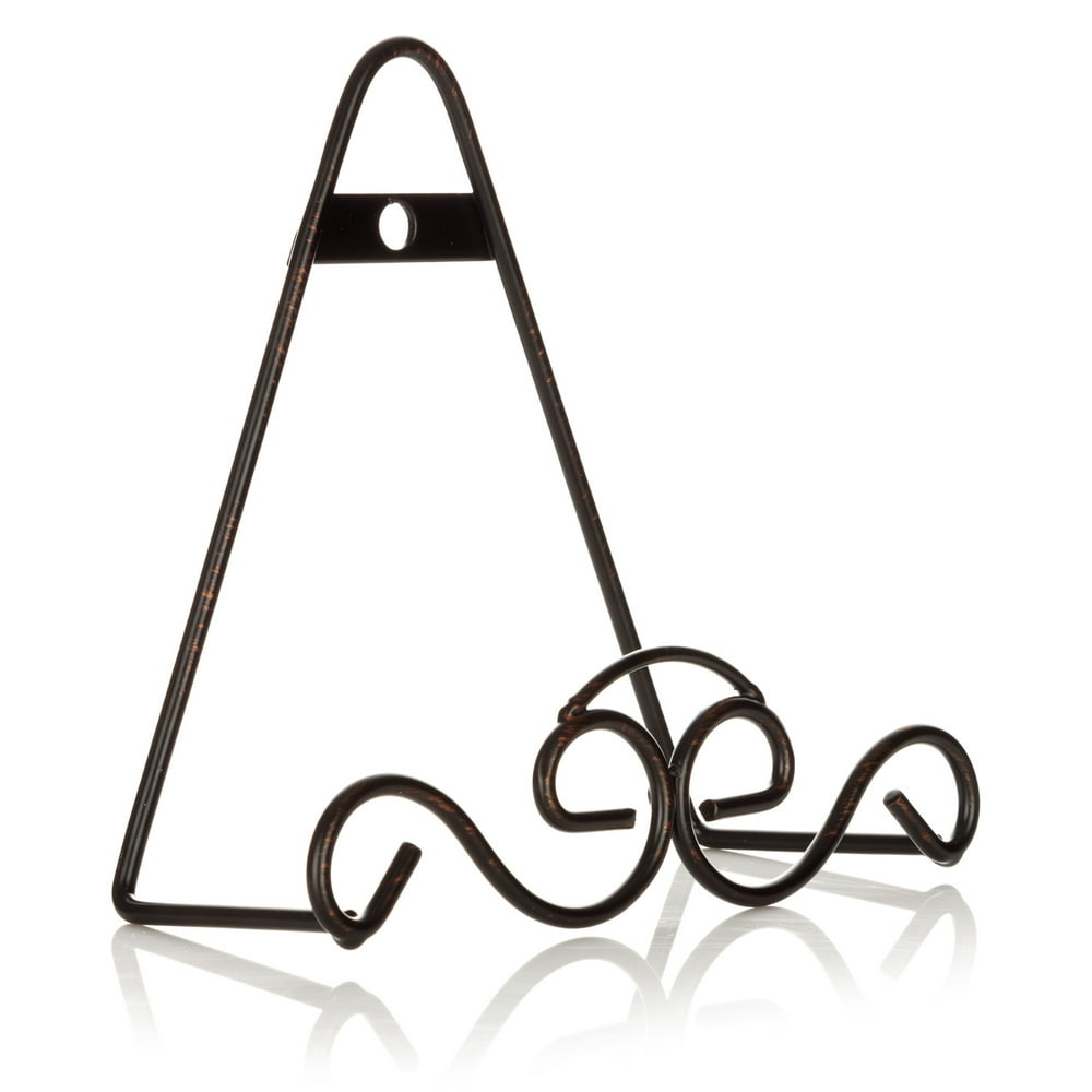 Mainstays 6" H x 6" W x 2" D Metal Scroll Easel Wall Mount and Display