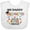 AA-White, variant on Inktastic My Daddy Graduated and I'm Super Proud Boys or Girls Baby Bib
