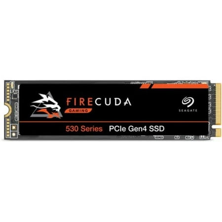 Seagate FireCuda 530 ZP2000GM3A013 2 TB Solid State Drive - M.2 2280 Internal - PCI Express NVMe (PCI Express NVMe 4.0 x4) - Black, Black