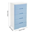 thumbnail image 2 of Plastic Drawers Dresser, Storage Cabinet with Drawers, Closet Drawers Tall Dresser Organizer, 2 of 22
