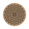 thumbnail image 2 of Paokuoon Sets de Table Ronds Résistants à la Chaleur Lavables Décorations de Table Boho pour Table à Manger, 2 of 7