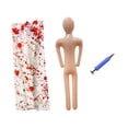 thumbnail image 1 of GUOOL Halloween Inflatable Mannequin DIY Halloween Decorations for Festival Garden Style B, 1 of 9